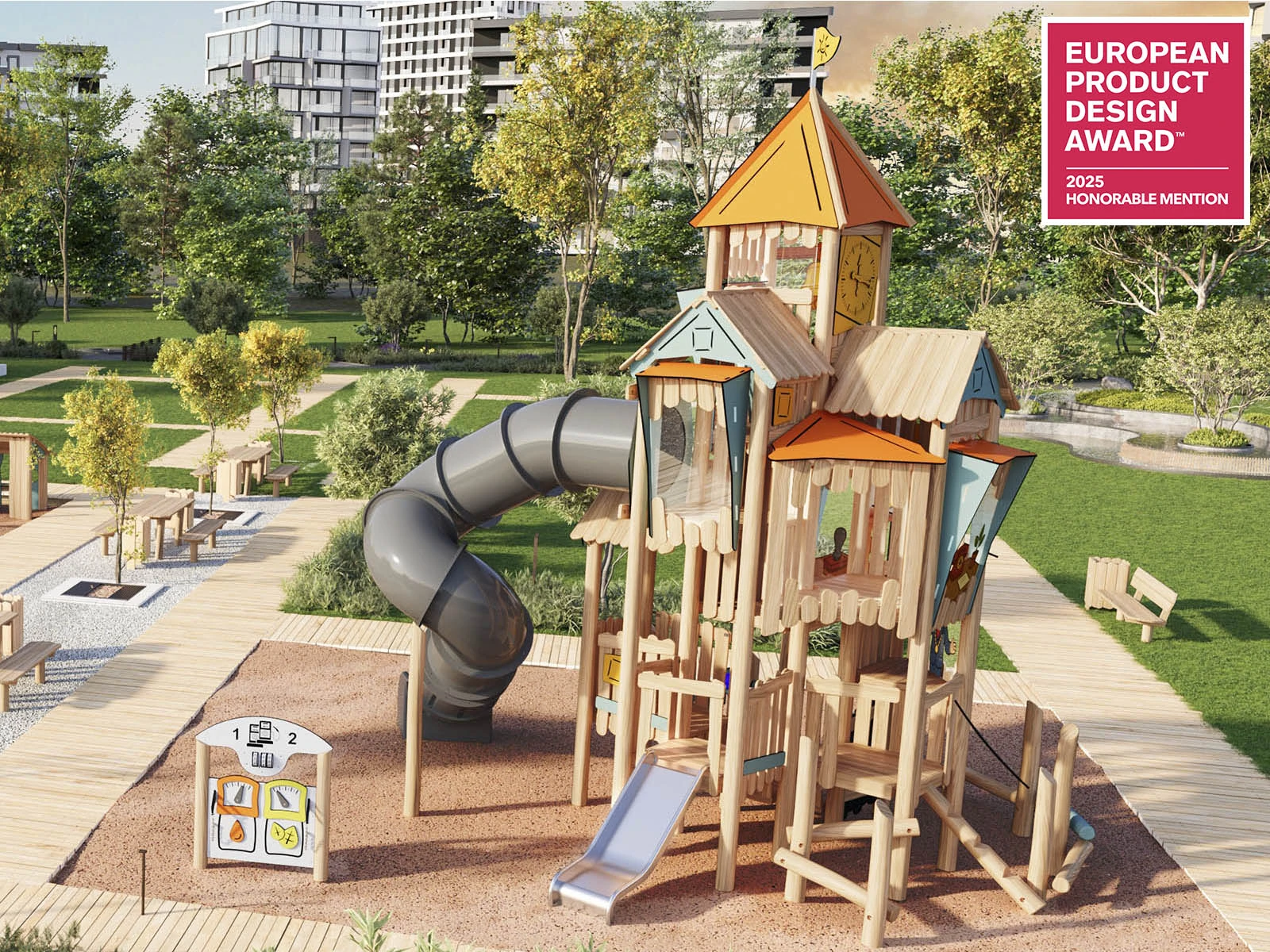Robinio Playtown – ausgezeichnet vom European Product Design Award™